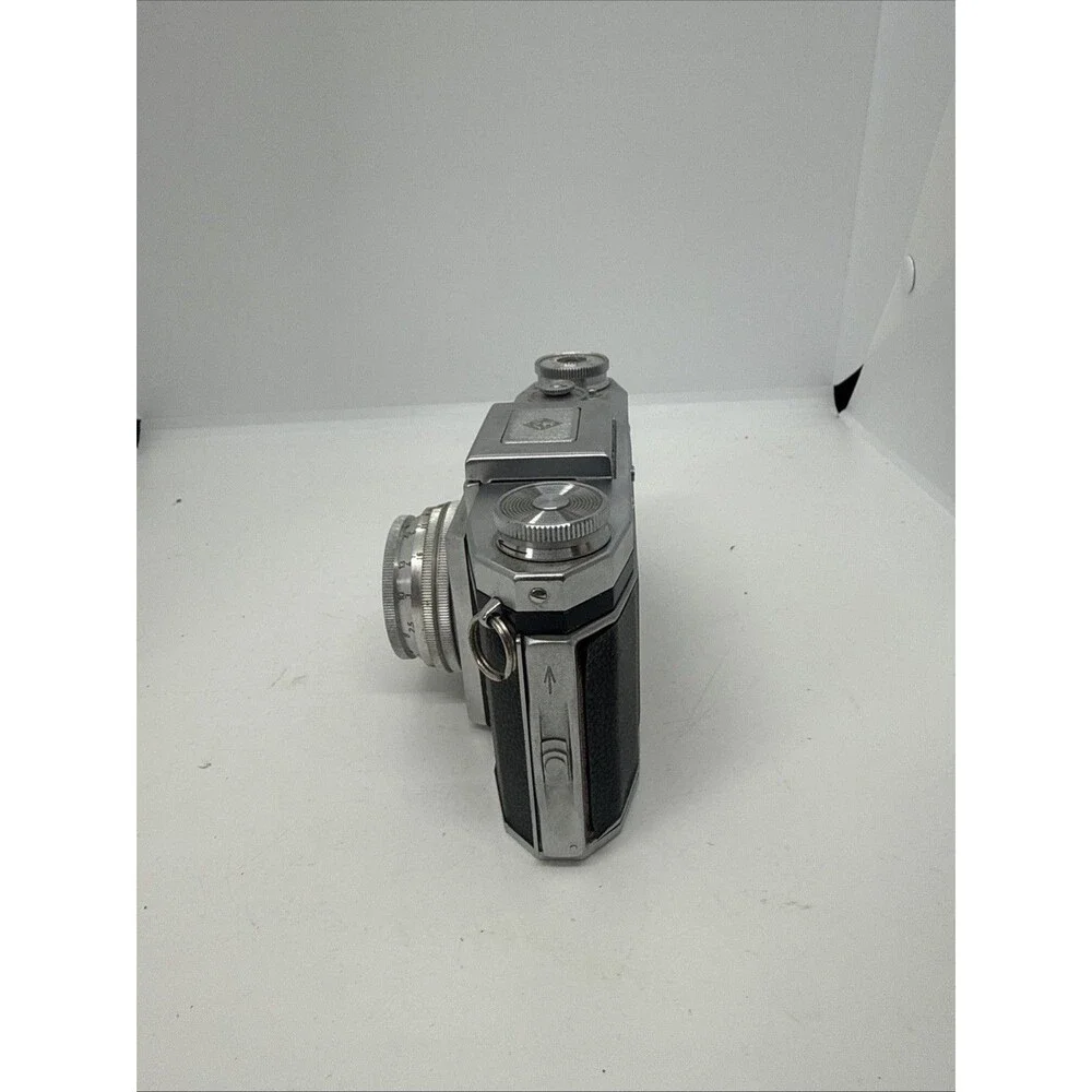 Praktica FX 35mm SLR Camera W/ Carl Zeiss Tessar 50mm f/2.8 Lens (Untested)